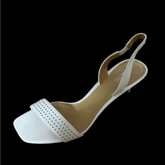 MICHAEL Michael Kors Mila Dress Sandals in the Size 9M in White Color - Picture 9 of 16